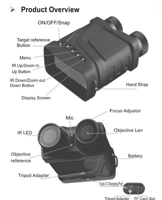 4K Night Vision Thermal Imaging Goggles For Adults