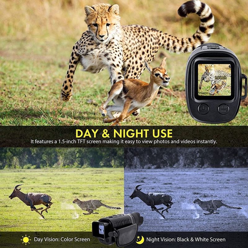 1080P Hunting Thermal Binoculars Monocular Infrared 5x Digital Zoom