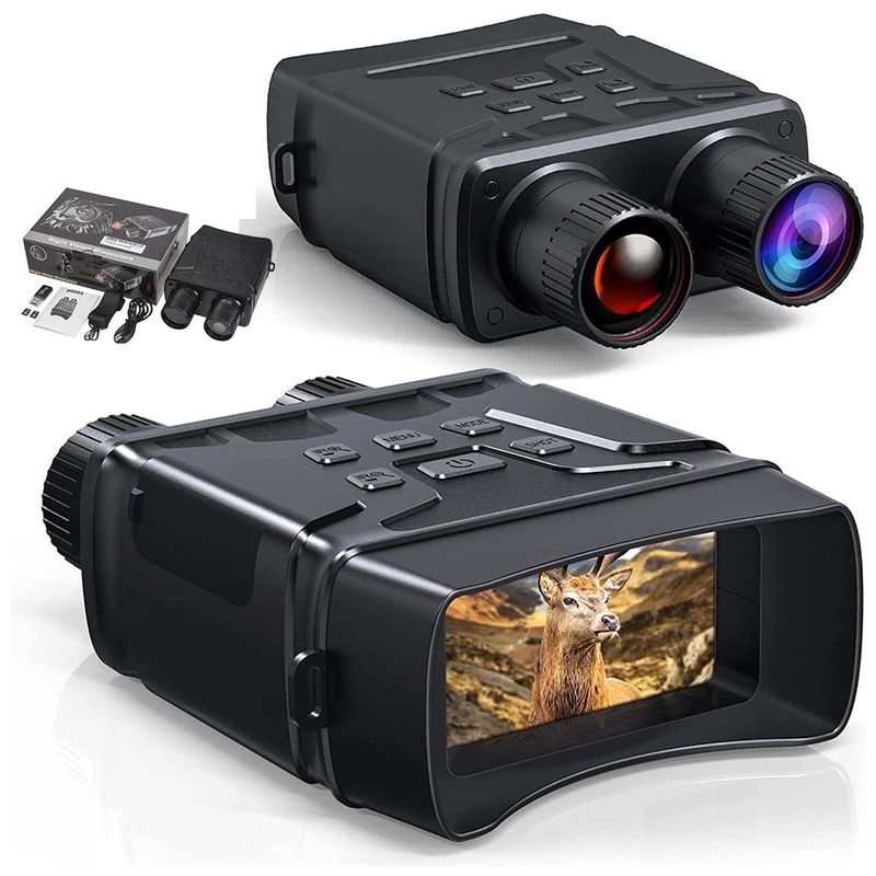 1080P Infrared Digital Night Vision Camera 5X Digital Zoom Telescope Goggles