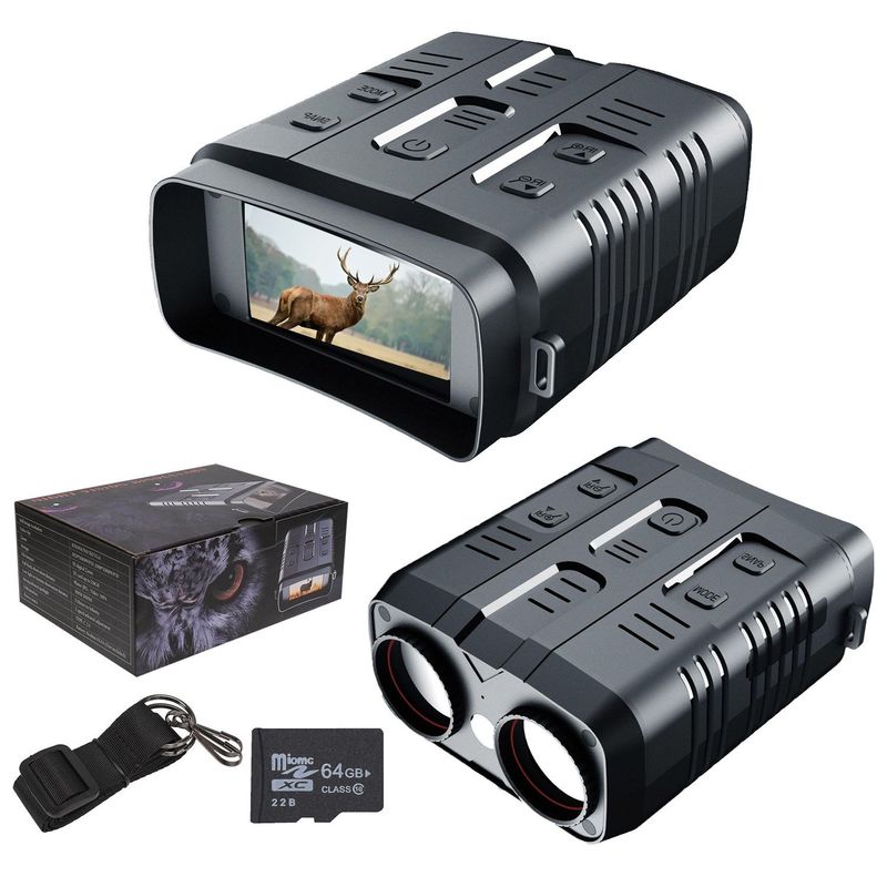 Digital Infrared Night Mode Binoculars For Hunting Travel Surveillance
