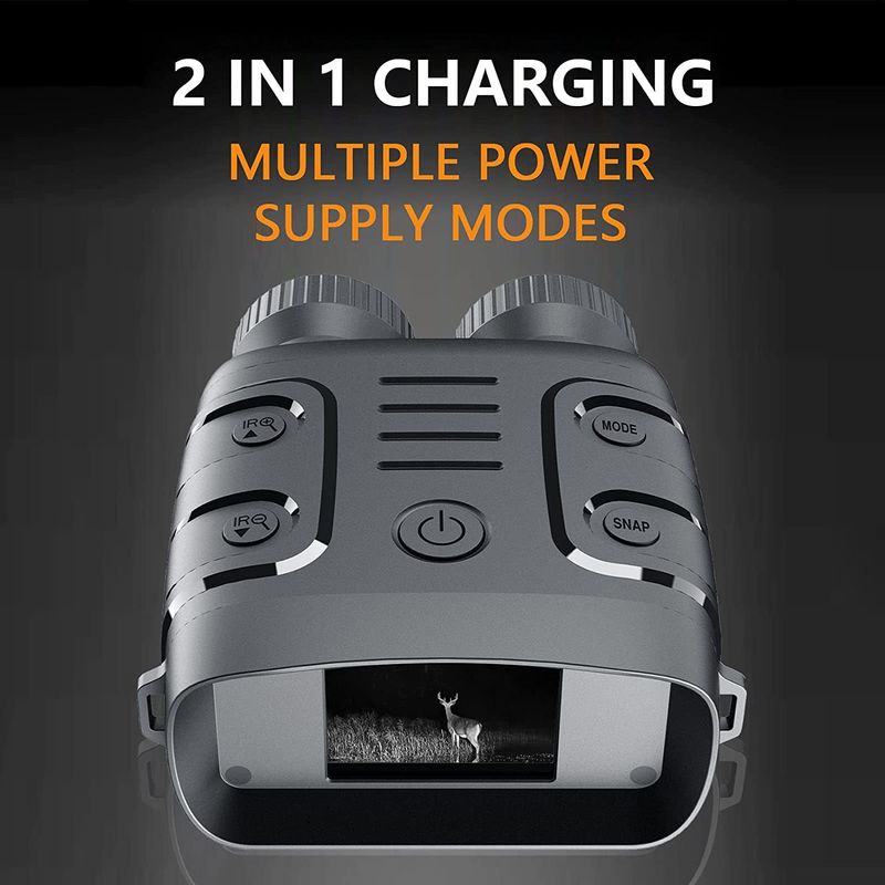 Wildlife Abs Digital Night Vision Camera Black Military Infrared Binoculars