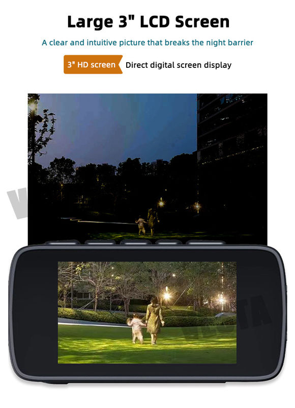 4K N002 Infrared Night Vision Glasses 0.5-800M Effective Visual Distance